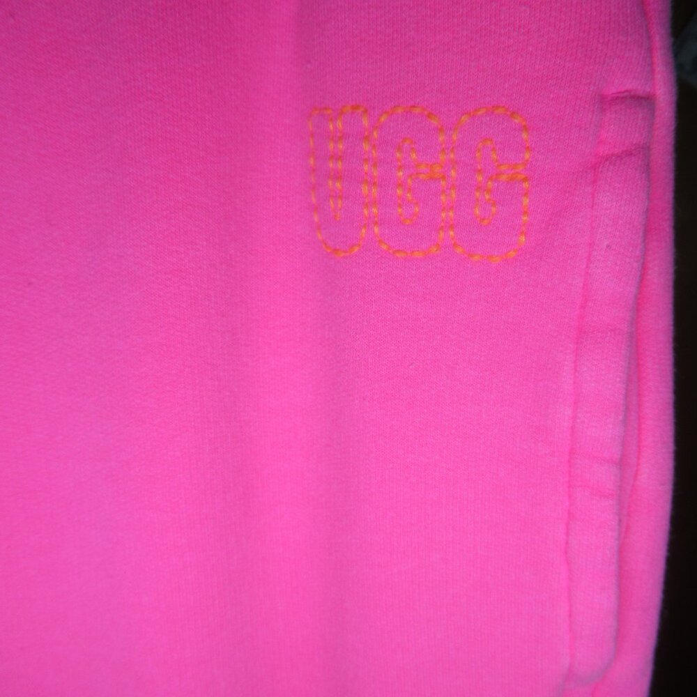 UGG Hot Pink 'Daniella' Drawstring Sweatpants | Size XL - Picture 5 of 11